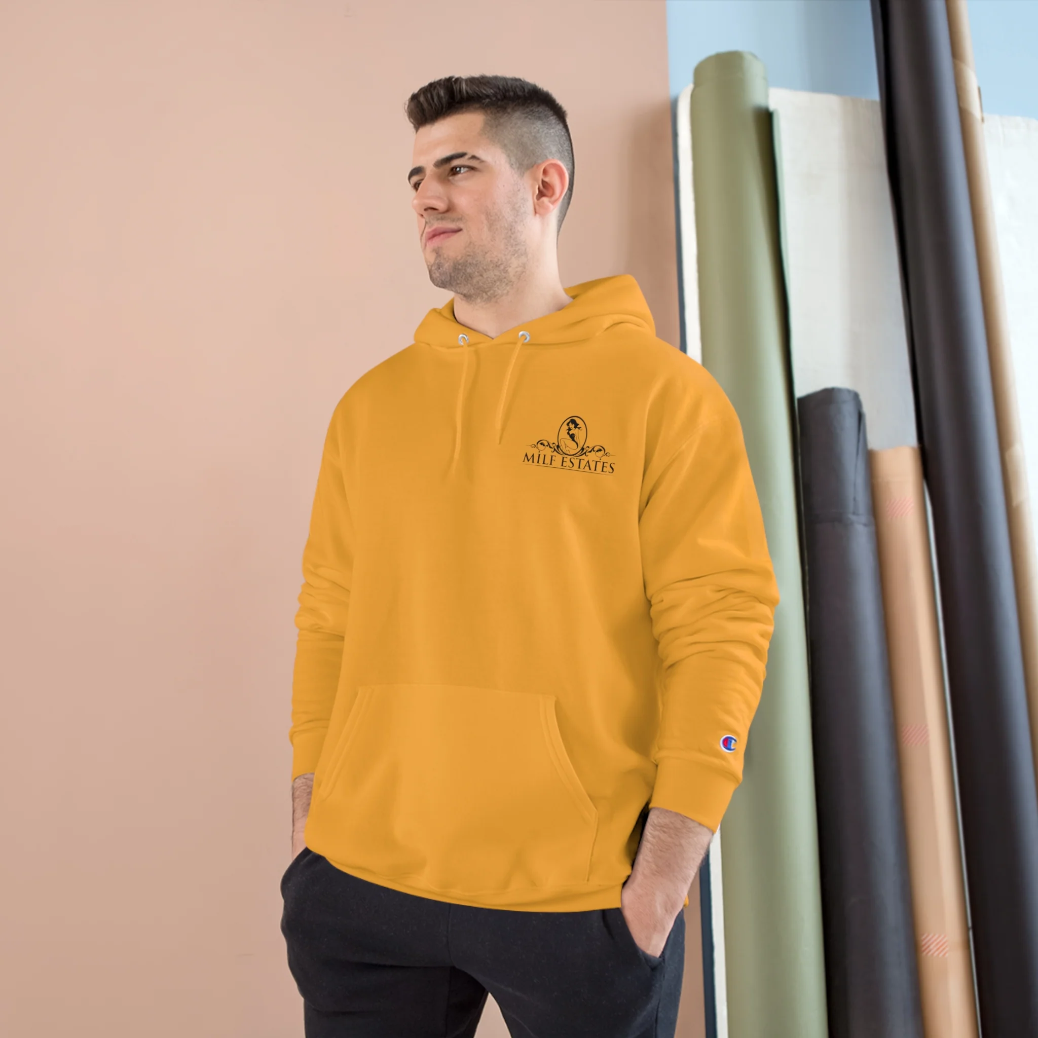 MILF ESTATES LOGO Hoodie - Image 7