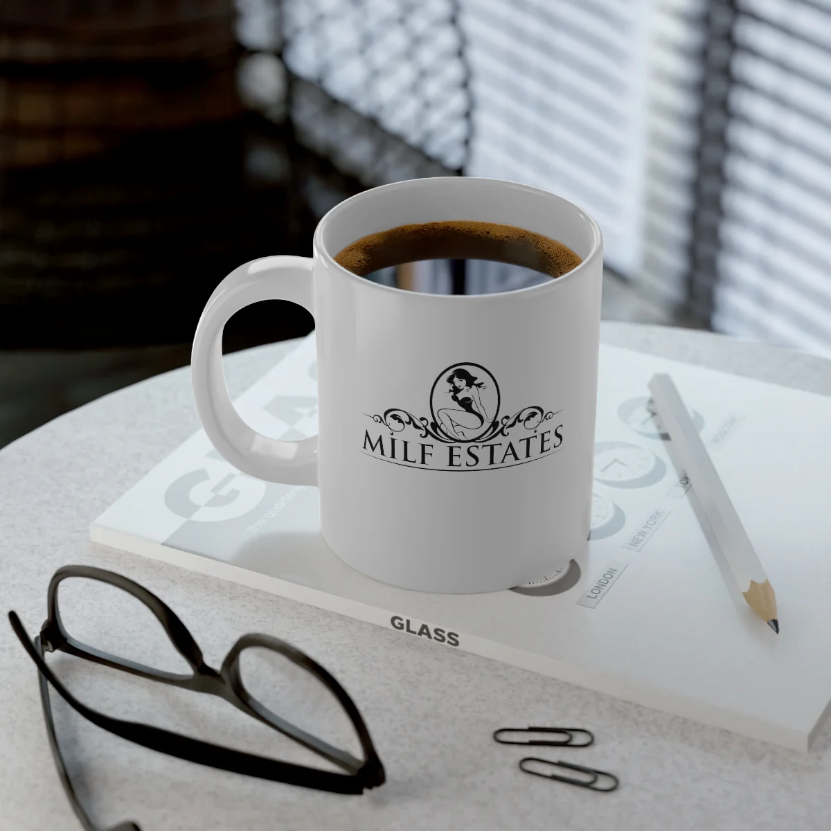 MILF ESTATES - Jumbo Mug, 20oz - Image 4