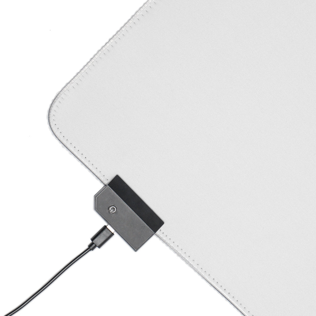 Mrs. Poindexter - White LED Gaming Mouse Pad - Image 3
