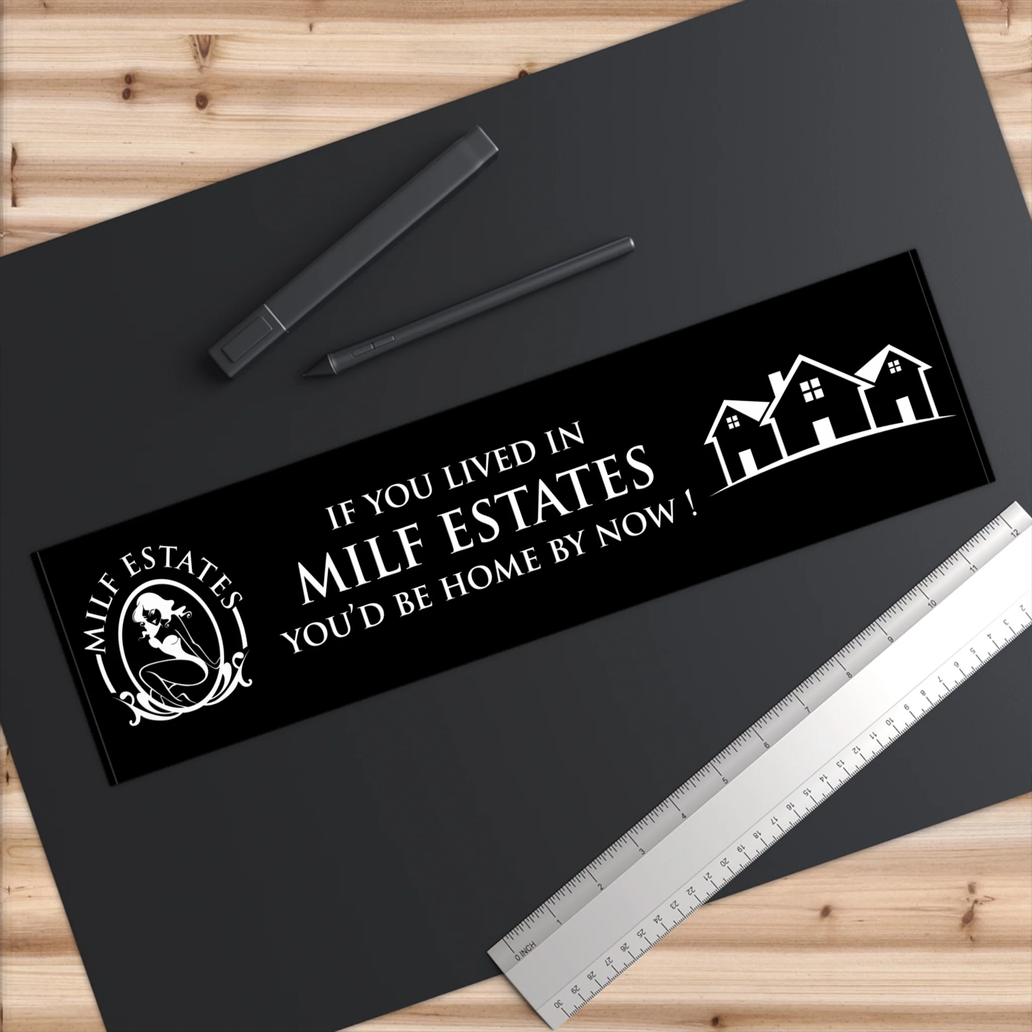 MILF ESTATES Bumper Stickers - Image 4