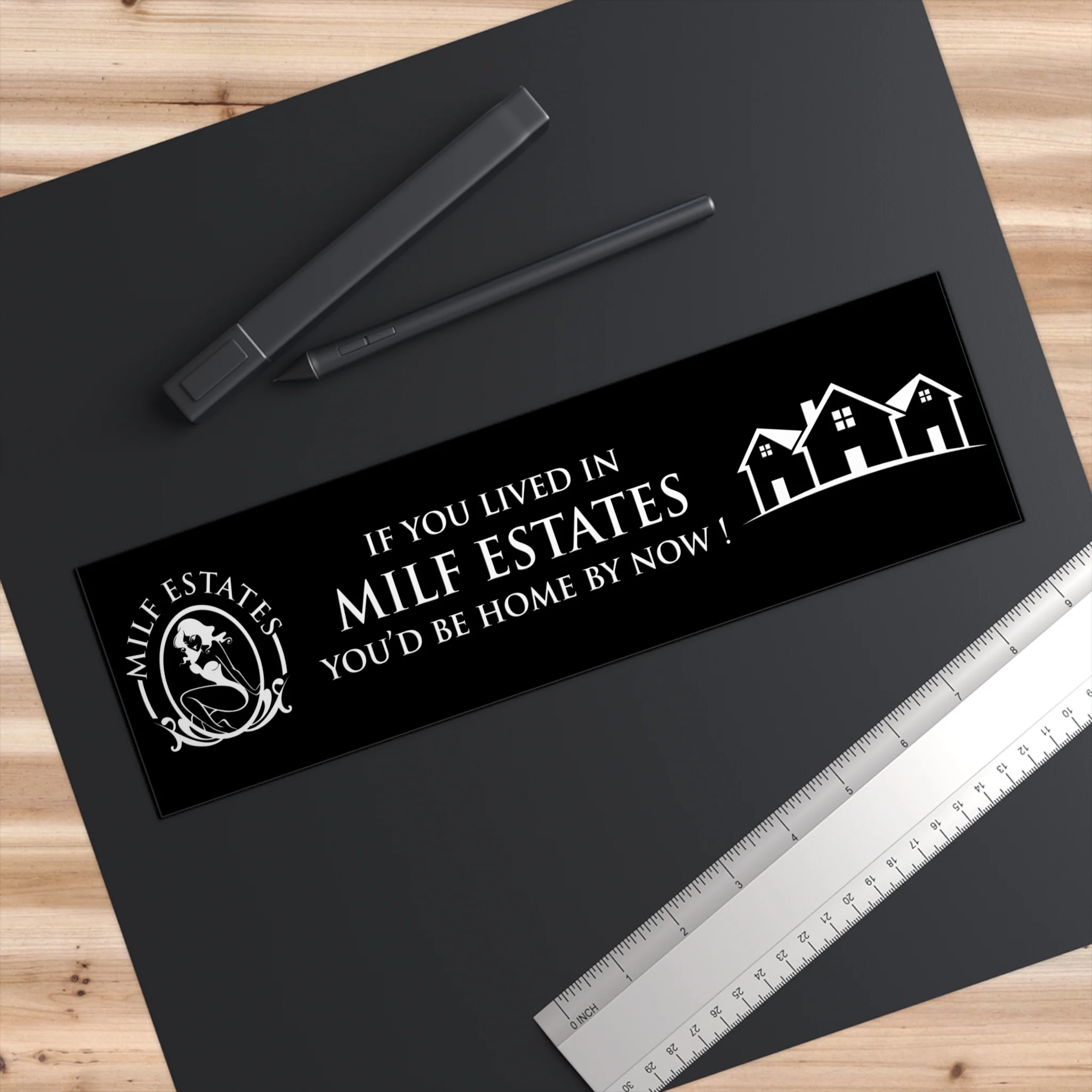 MILF ESTATES Bumper Stickers - Image 6