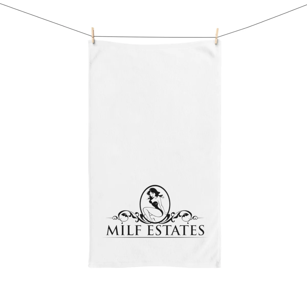 MILF ESTATES Hand Towel - Image 3