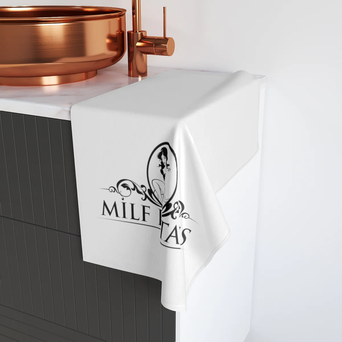 MILF ESTATES Hand Towel - Image 4