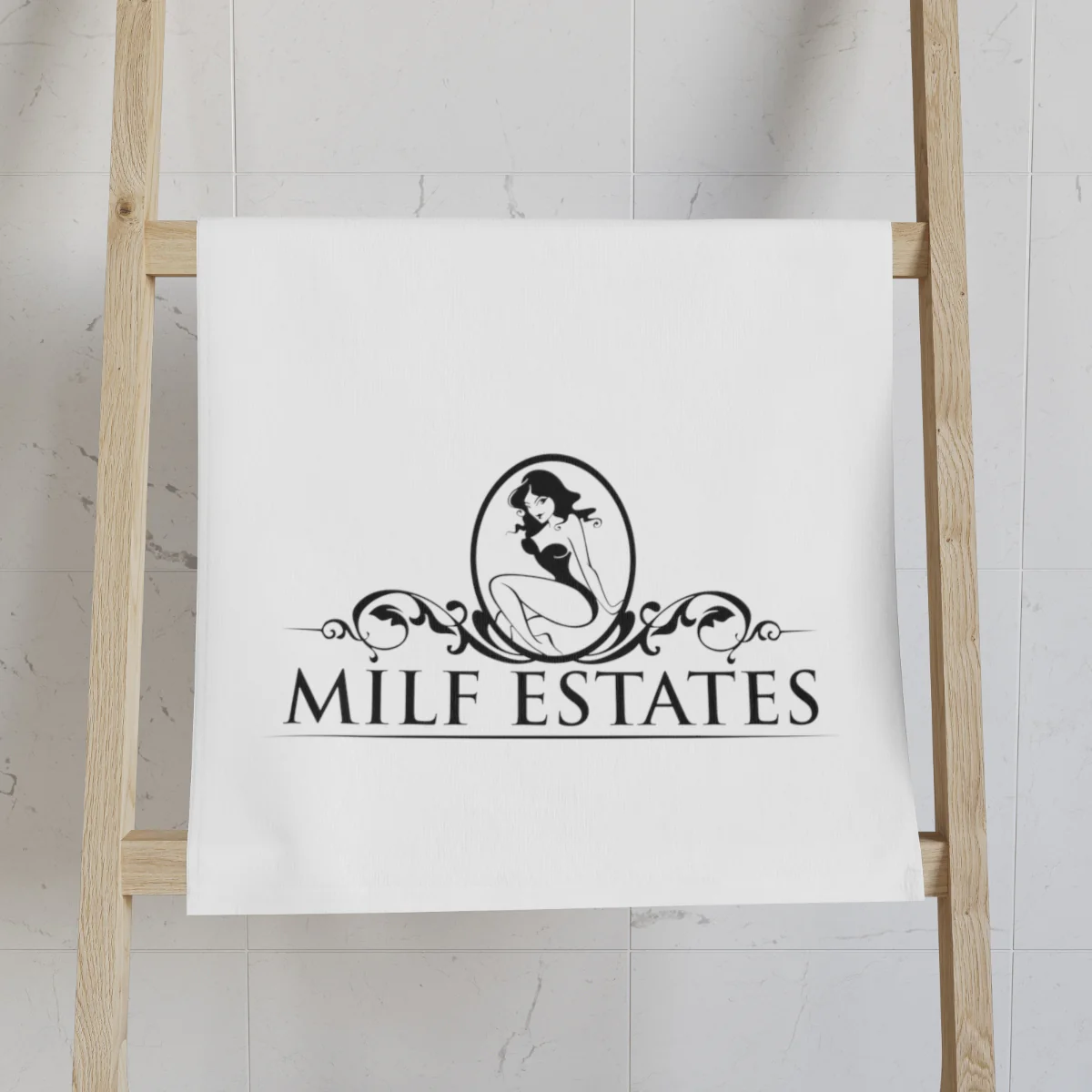MILF ESTATES Hand Towel - Image 5
