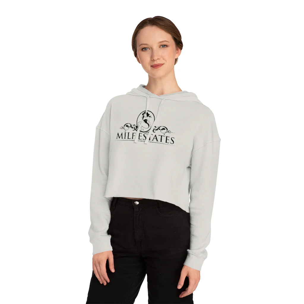 MILF ESTATES - Cropped Hooded Sweatshirt - Image 10