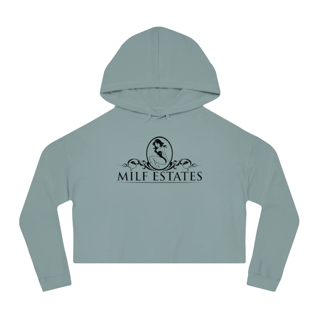 MILF ESTATES - Cropped Hooded Sweatshirt - Image 11