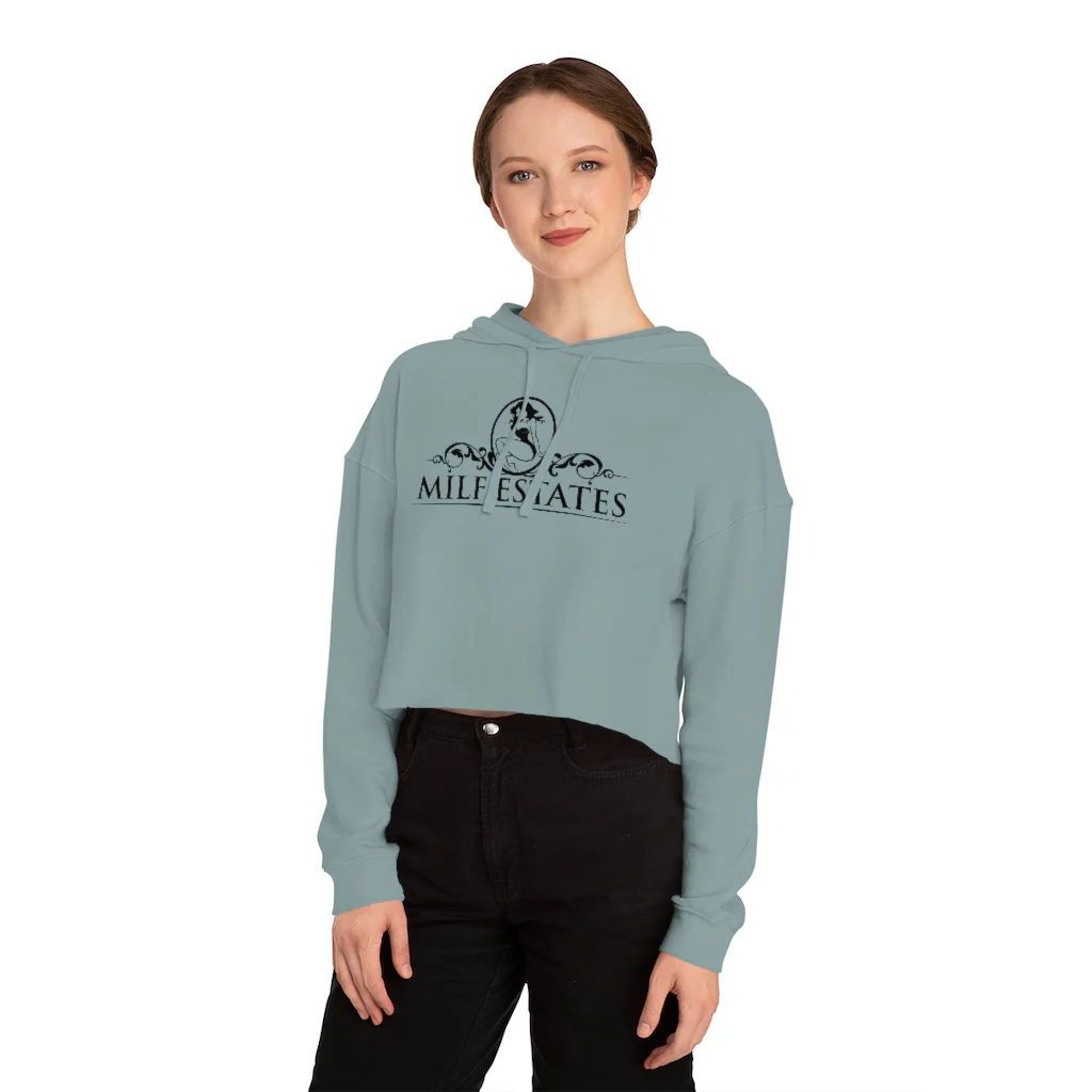 MILF ESTATES - Cropped Hooded Sweatshirt - Image 12