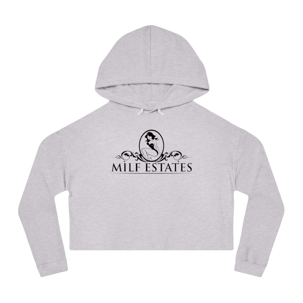MILF ESTATES - Cropped Hooded Sweatshirt - Image 13