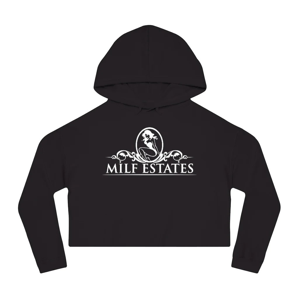 MILF ESTATES - Cropped Hooded Sweatshirt - Image 15