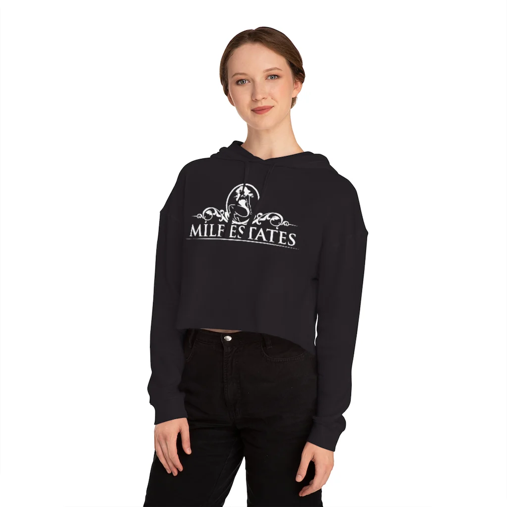 MILF ESTATES - Cropped Hooded Sweatshirt - Image 16