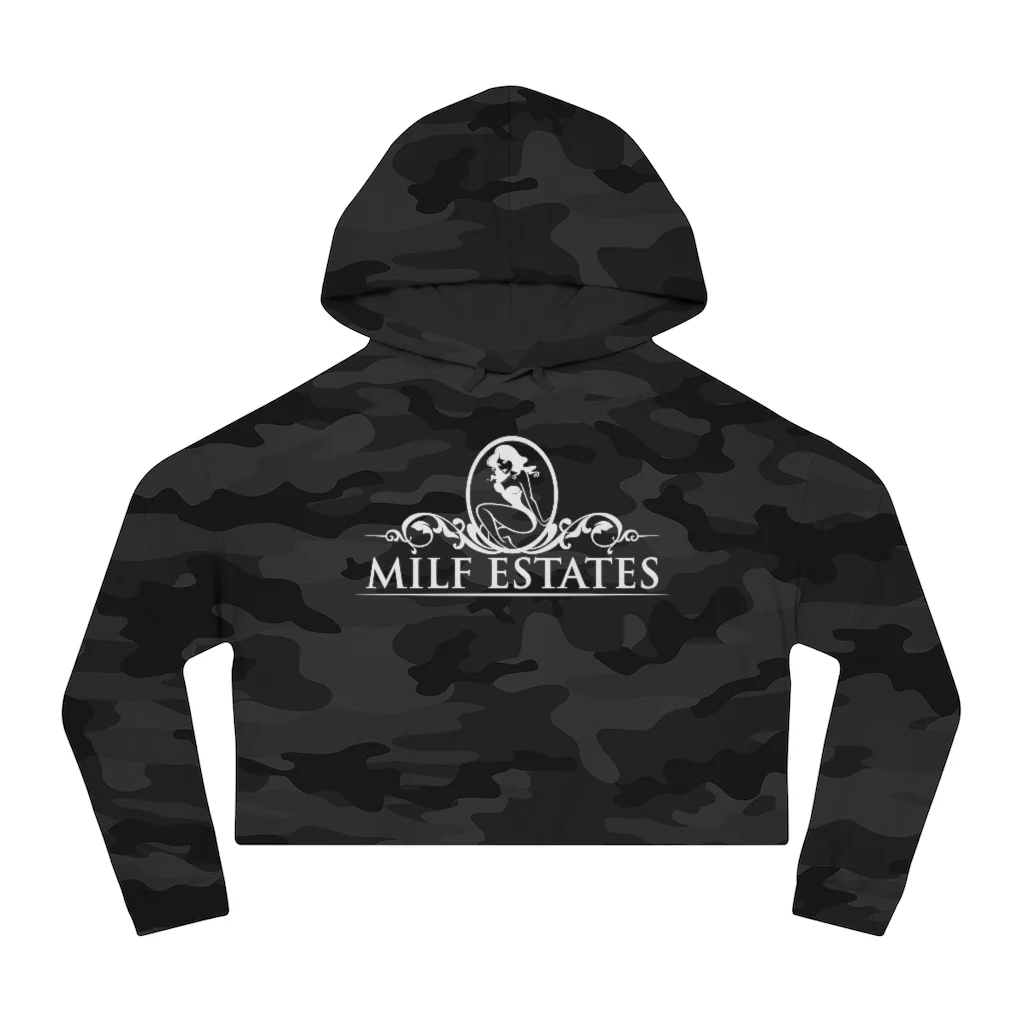 MILF ESTATES - Cropped Hooded Sweatshirt - Image 7