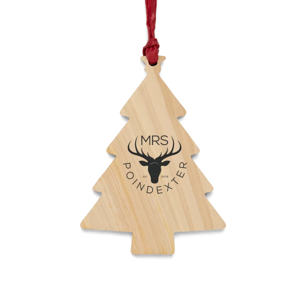 Mrs. Poindexter - Wooden Ornaments - Image 10