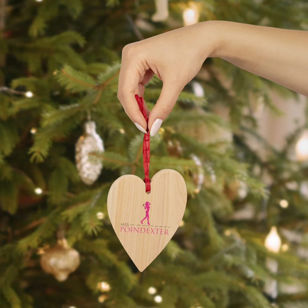 Mrs. Poindexter - Wooden Ornaments - Image 3