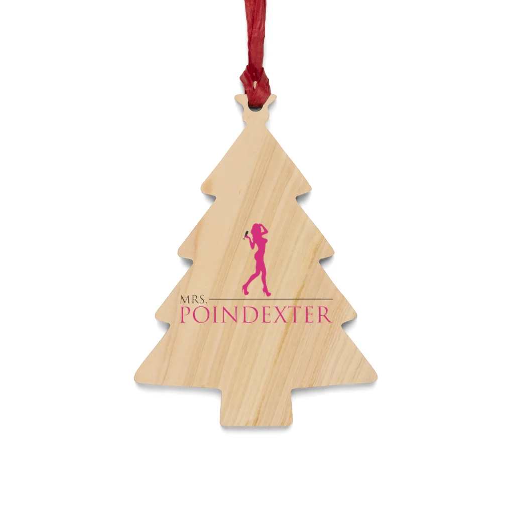Mrs. Poindexter - Wooden Ornaments - Image 9